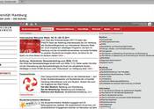 Weitblick auf der Homepage der Uni Hamburg-1